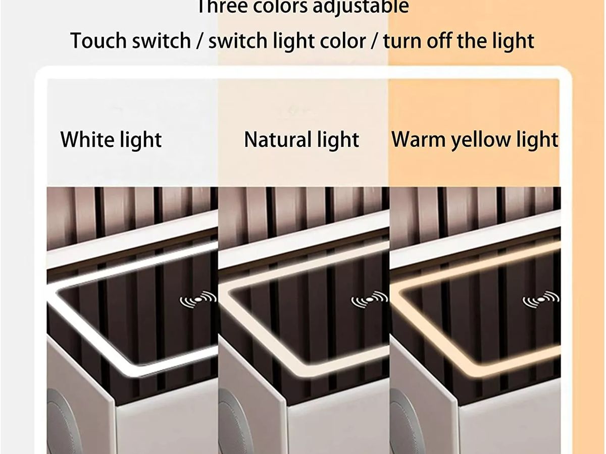Wood USB Bedside Table with Simple Modern Design | Factory Direct